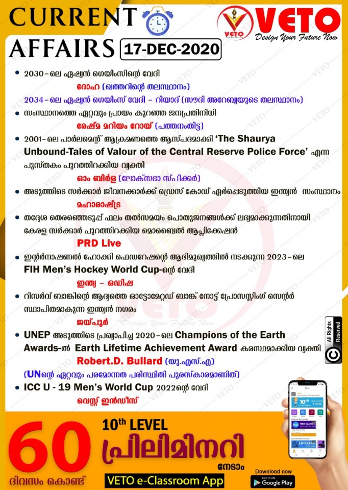 Current Affairs